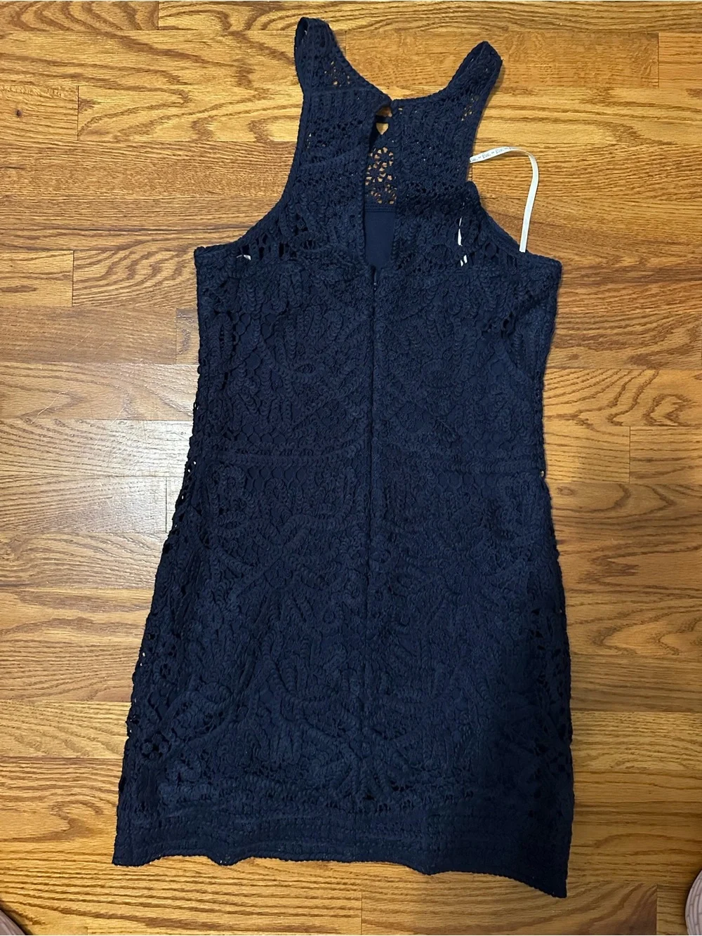 short green dress Women's Isn't This Fun Cotton Eyelet Tie Waist Mini | Size: L Ladivine CD0186 Corset Off SQUARE NECK this sophisticated dress will Options:style 5